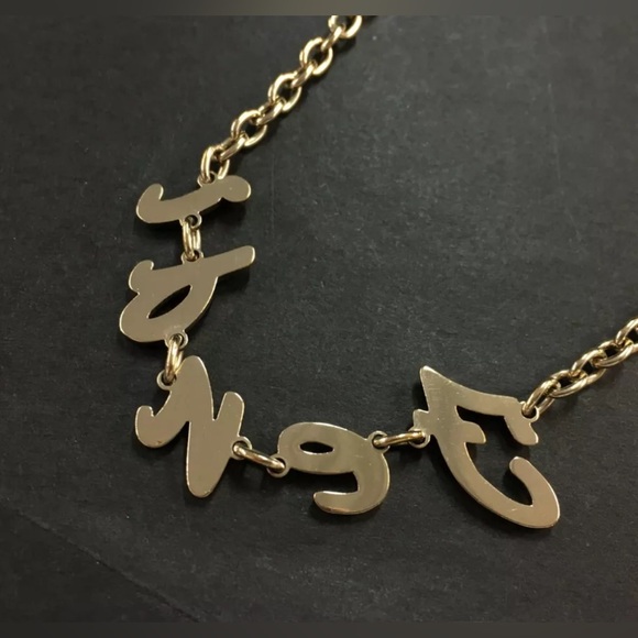 FENDI RARE GOLD TONE NECKLACE - Picture 2 of 5